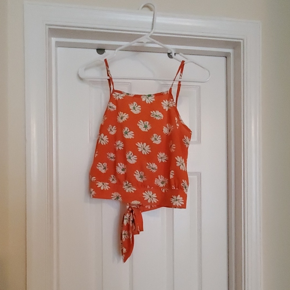 Floral crop top